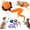 Orange, variant on 2026 New The Smart Wave Chase Ball, Revolutionary Smart Chase Ball 3.0, Interactive Fast Moving Ball with Tail, Automatic Cat Chase Balls Toy for Dog Cat Indoor Play (Orange)