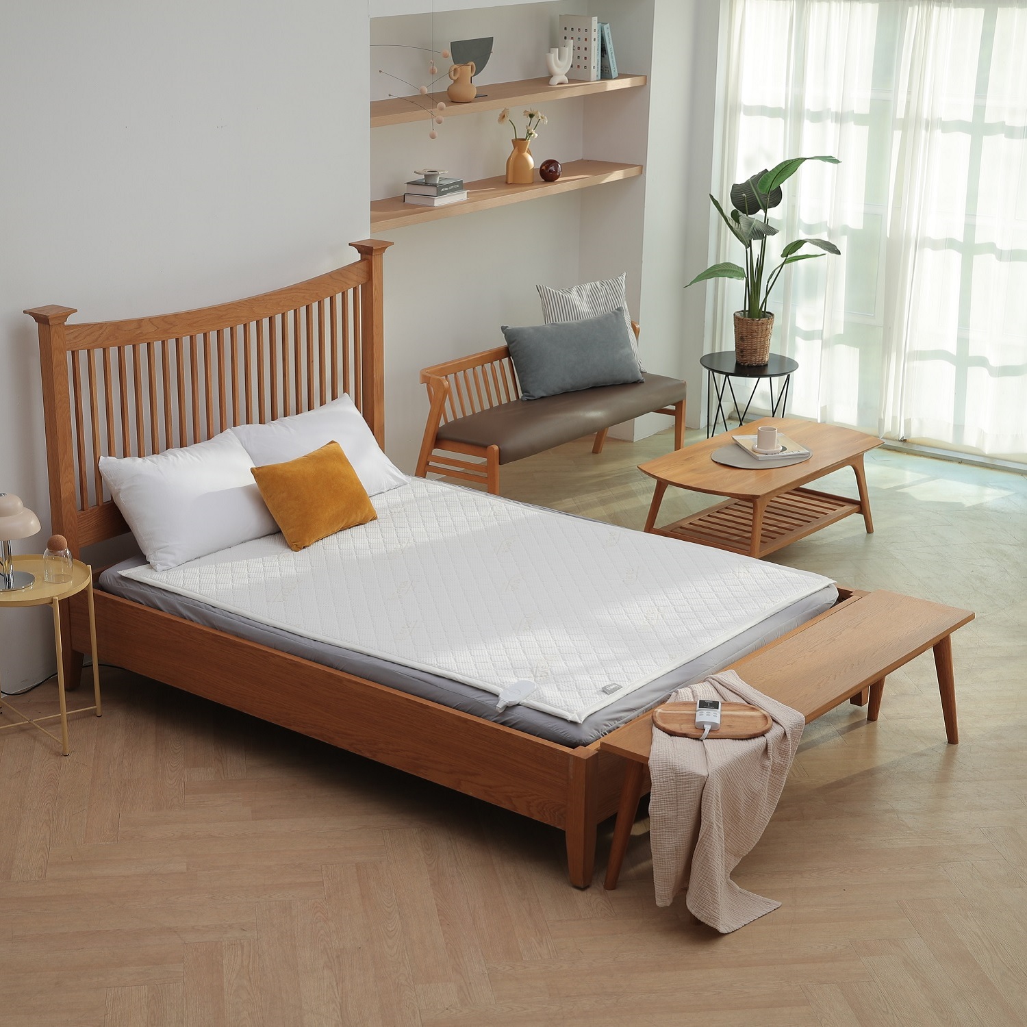 GML Heating Carbon Mattress Pads with Tencel Fabric