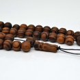 thumbnail image 3 of 12mm Pine Wood 33 Prayer Beads Islamic Muslim Tasbih Subhah Masbahah Misbahah Allah Muhammad Rosary, 3 of 4