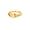 B, variant on Gold Plated Initial Heart Finger Ring for Women Stainless Steel Personalized A-Z Alphabet Jewelry D Size 8