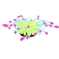 thumbnail image 4 of Coral artificial silicona simulación agua planta acuario pecera decoración ornamento amarillo, 4 of 5