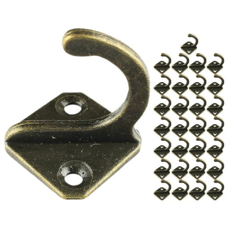 

Nishuna 30pcs Clothes Hook Clothing Hanging Hooks Coat Hooks Door Bathroom Wall Hanging Hooks