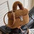 thumbnail image 3 of Bolso Tipo Cartera Informal para Mujer Bolso Hobo Elegante Con Doble Gran Capacidad (marrón), 3 of 9
