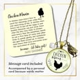 thumbnail image 2 of Chicken Mom Necklace Bronze Metal Gutsy Goodness Farm Life Adult Female Jewelry, 2 of 8