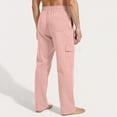 thumbnail image 4 of Men Baggy Casual Pants Male Loose Straight Trousers Large Size Men's Vintage Sweatpants Neutral Outdoor Pants New Autumn Tactical Men Pants, 4 of 5