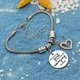 thumbnail image 4 of Regalo para mujeres y niñas, hermosa pulsera con colgante con la frase "Puedes hacer cosas increíbles", pulsera con dijes inspiradores para familiares y amigos, 4 of 4