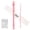 Pink, variant on Eastar ERS-1GG German Fingering Soprano Recorder, Key of C 3-Piece 8-Hole Transparent Resin Recorder for Kids Beginners & Students, School Music Class, with Fingering Chart & Cleaning Rod (Blue)