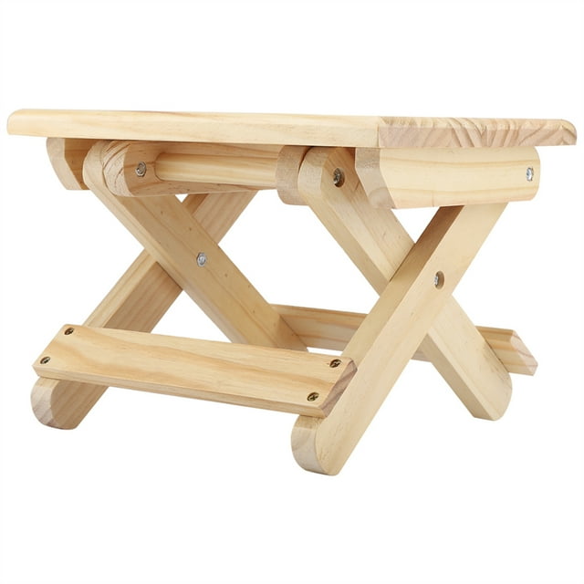 Square Bench, 7.5 X 9.4 X 7 Inch Sturdy Table Legs Wood Square Bench, For Outdoor Fishing Household
