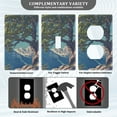 thumbnail image 3 of Yayeee Blank Wall Plate Cover 1-Gang 4.5"x2.7" Home Unused Decorative Outlet, Blue Tree, 3 of 7