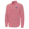 thumbnail image 2 of Men's Antigua Red Toronto Blue Jays Porter Woven Long Sleeve Button-Down Shirt, 2 of 3