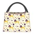 thumbnail image 2 of Vsdgher Cartoon Poodle Dog Print Insulated Reusable Bags with Sturdy Zipper and Handles, Foldable Totes for Hot or Cold Food Bring or Delivery, 2 of 8