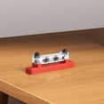thumbnail image 4 of KAKOWELY marine junction block M6 Red Black Single Row Bus Bar Terminal Block 2-Way for RV and Boat Easy Installation Space-Saving Design Ideal for Power Distribution and Ground Connection, 4 of 5