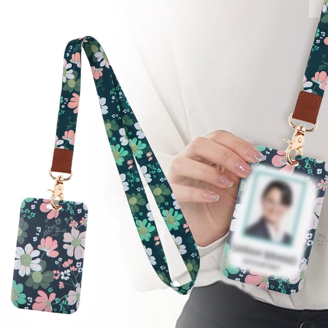 Heart Shaped Cell Phone Lanyard With Sliding Card Holder Adjustable Braided Strap For O Ffice ID Cards PVC Leather