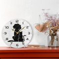 thumbnail image 6 of SKYSONIC Dog Wall Clock 10 Inch Silent Non Ticking Round Clock Oil Painting Clock Easy to Read Clock for Living Room Bedroom Bathroom Home Decor, 6 of 7
