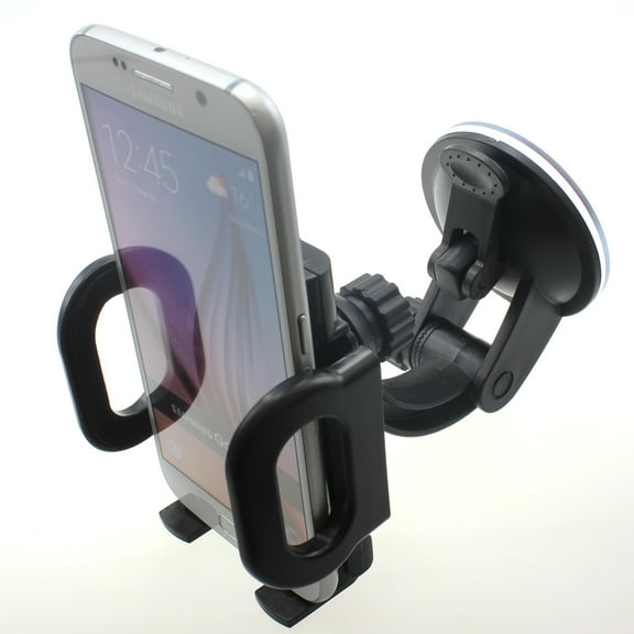 Windshield Car Mount for TCL 20S, 20 SE, 10 5G UW, Pro 5G Phones - Holder Glass Cradle Rotating Dock