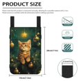 thumbnail image 7 of COEQINE Christmas Cat Crutch Bag Crutch Carrying Pouch Compartments Adjustable Crutch Organizer Pouch Large Capacity Crutch Storage Bag Gifts for Rehabilitation Patients, 7 of 7