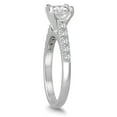 thumbnail image 2 of SZUL Women's AGS Certified 1 1/10 Carat TW Diamond Engagement Ring in 14K White Gold (J-K Color, I2-I3 Clarity), 2 of 5