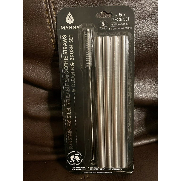 MANNA Reusable Straw Tips - Pack of 8