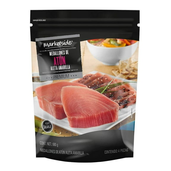 Medallones de atún Marketside Premium aleta amarilla 680 g congelado