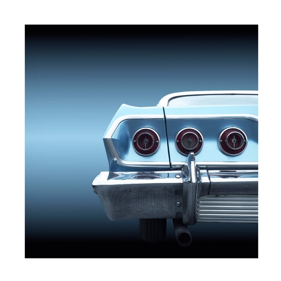 Canvas Wall Art - Beate Gube 'Us Classic Car 1963 Impala' Wall Art for Living Room, Bedroom, or Office Décor by Trademark Fine Art - 14 x 14 Inches - 14x14