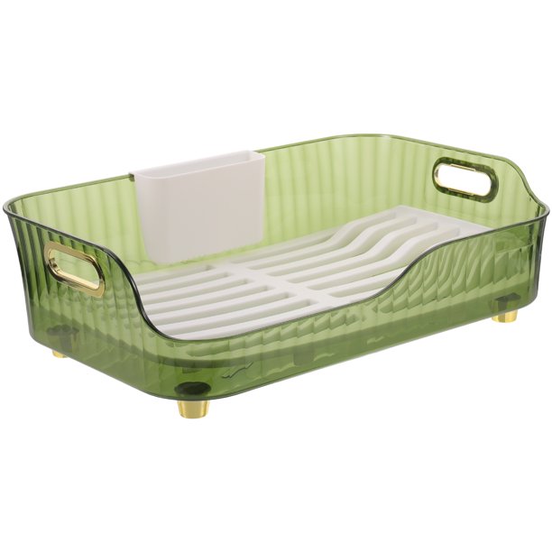 Escurridor de verduras, escurridor de platos para cocina, organizador de cubiertos