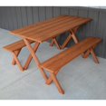 thumbnail image 5 of 5ft Cedar Economy Table with 2 Benches, 5 of 5