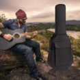 thumbnail image 3 of Bolsa de guitarra clásica Impermeable Estuche a prueba de polvo 38 pulgadas negro Yuyangstore estuche de bajo eléctrico, 3 of 8