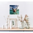 thumbnail image 3 of ONETECH Pig Wall Art Canvas Wildlife Wall Decor Swimming Pictures on Canvas Wall Art for Home Office Decorations Living Room Bedroom 3 Pcs Stretched and Framed Canvas Prints, 3 of 4