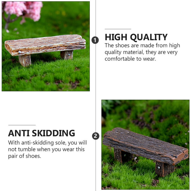 Raindrops 6Pcs Tiny Stool Mini Resin Stools for Home and Office