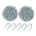 thumbnail image 4 of 400 Pieces Wire Staples Fence Nails Fasteners Sharp Tipped U Shaped for Chain Link Fence and Garden Mesh, 4 of 9
