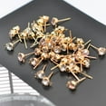 thumbnail image 4 of Pendiente Plateado Del Perno Prisionero Del Oído Del Diamante de Imitación Del Tipo de La Suspensión 50pcs para La Joyería Del Pendiente de DIY Salvador Dali pendientes, 4 of 10