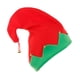 thumbnail image 1 of Gorro de elfo navideño Gorro estilo elfo navideño Gorro rojo y verde Tocado de franela con forma de campana para fiesta navideña, 1 of 6