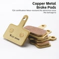 thumbnail image 4 of Bike Disc Brake Pads Copper-Based Semi-Metal Brake Pad Wear Resistant Brake Parts for Mountain Bike, 4 of 6