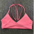 thumbnail image 6 of WMNTST Women's Ruched Sports Bras Spaghetti Straps Wireless Yoga Bra Soft Supportive Lift Outdoor Running Fitness Bras, 6 of 9