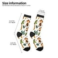 thumbnail image 2 of Honeii Monkeys Swinging from Palms Print Children's Colorful Socks,Unisex Kids and Toddlers' Cushioned Sock,Kids Athletic Crew Socks,for Everyday Wear and Sports, 2 of 5