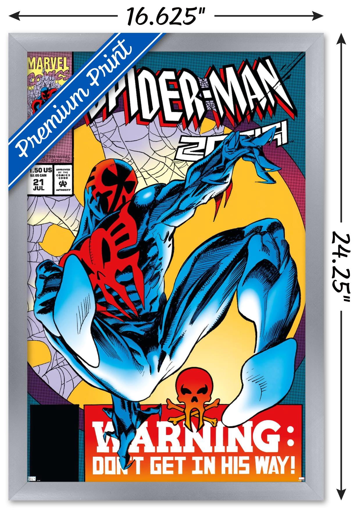 マーベルポスター Marvel Comics Spider-Man - Spider-Man 2099 #21 Wall Poster, 14.725
