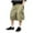 Green, variant on ZACPNCV Boy's Baggy Cargo Shorts Straight Leg Cool Shorts Flap Pocket Letter Patched Short Black 5-6 Years