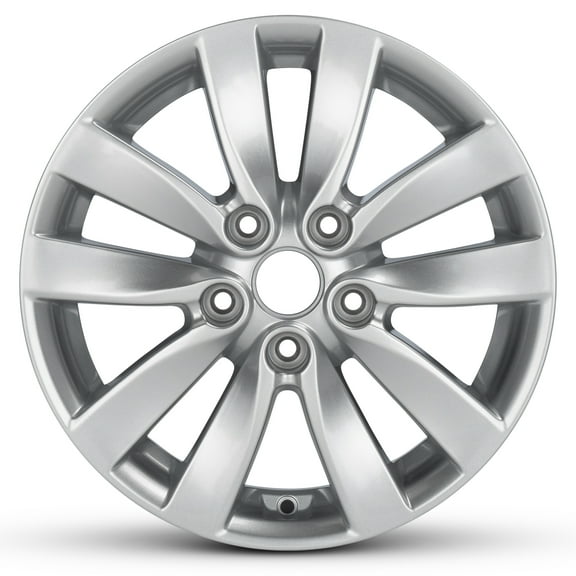 For 2014-2016 Kia Forte 16 Inch Painted Silver Rim - OE Direct Replacement - Road Ready Car Wheel