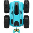 thumbnail image 4 of Mini Voiture Cascade, Quatre Roues Motrices Sans Fil, Véhicules Électriques pour Garçons Enfants Bleu, 4 of 8
