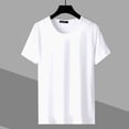 thumbnail image 1 of Lefu Mode Hommes T-Shirts à Manches Courtes Col Rond Ajusté Décontracté, 1 of 7