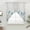 Blue, variant on Blue Flowers Swag Valances for Windows, Kitchen Curtains 36 Inch Length 2 Panels Set, Spring Birds Rustic Floral Pastoral Plants Short Curtains for Small Windows Rod Pocket Cafe Curtains 28"x36"