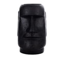 thumbnail image 1 of Estatua de resina de la Isla de Pascua, monolito, estilo retro antiguo, decoración Ahu, moai romano Negro A, 1 of 7