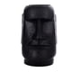 thumbnail image 1 of Estatua de la Isla de Pascua, retrato romano antiguo, decoración megalítica retro masiva con acentos Negro A, 1 of 7
