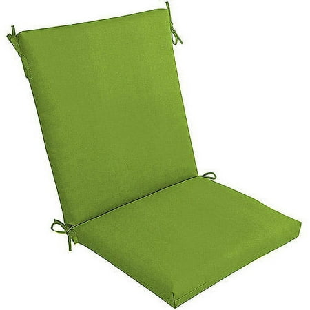 Mainstays Spicy Lime Solid Chair Cushion