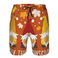 thumbnail image 4 of Naloa Happy Thanksgiving Three Gnomes Men's Beach Shorts, Surfing shorts, Swim trunks, Quick Dry Swim Trunks for Surfing Beach Fun - X-Large, 4 of 9