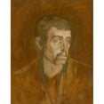 thumbnail image 3 of Ladislav Mednyánszky 12x14 Black Modern Framed Museum Art Print Titled - Study of Unhappy Man (1880-1900), 3 of 5