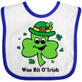thumbnail image 3 of Inktastic Wee Bit O'irish Boys or Girls Baby Bib, 3 of 4