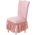 thumbnail image 4 of SDNall Bubble plaid Stretch Dining Chair Covers Slipcovers Thick With Chair Cover Skirt, 4 of 9