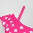 thumbnail image 3 of Girls Polka Dot Two Piece Swimsuit With Headband Off Shoulder Role Play Swimwear 2-8T, 3 of 7