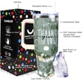 thumbnail image 2 of Fall Tumbler 40 oz Tumbler with Handle and Straw Lid Leak Proof - Welcome Home Pumpkin Coffee Mug Autumn Thanksgiving Fall Gifts for Women Happy Party, 2 of 6
